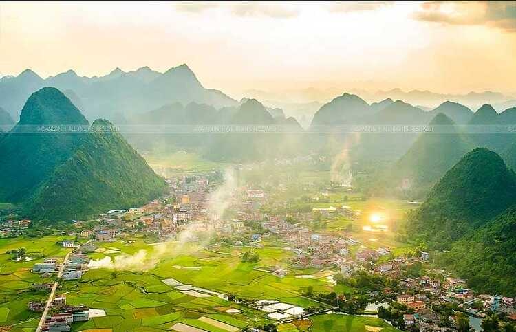 Bức tranh thiên nhiên quá đẹp