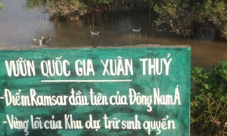 vườn quốc gia xuân thủy