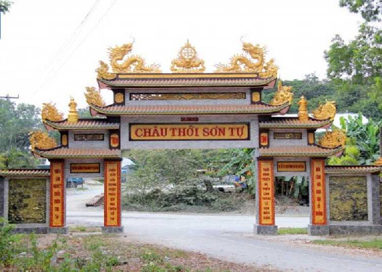 cổng chùa châu thới