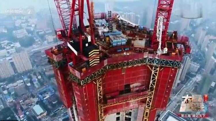 Cỗ máy xây dựng nhà cao tầng của Trung Quốc
